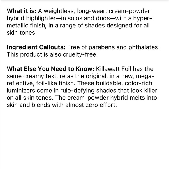 ✨ FENTY BEAUTY Killawatt Foil Freestyle Highlighter - Penny4uthots - Picture 7 of 7